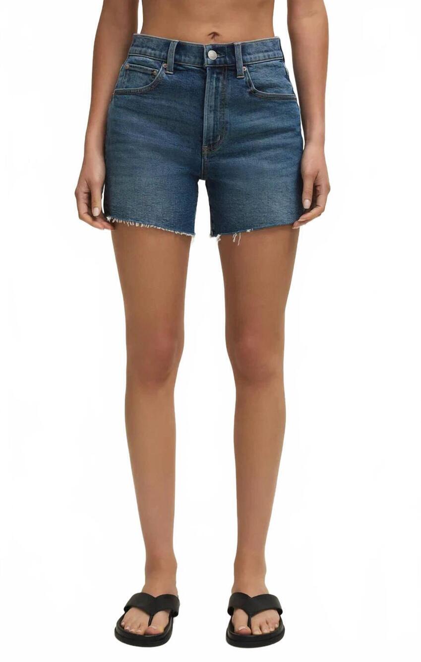 NEW Z SUPPLY jonah mid rise cut off denim shorts in lisbon